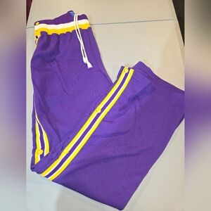 Champion Purple Joggers with Yellow Accents